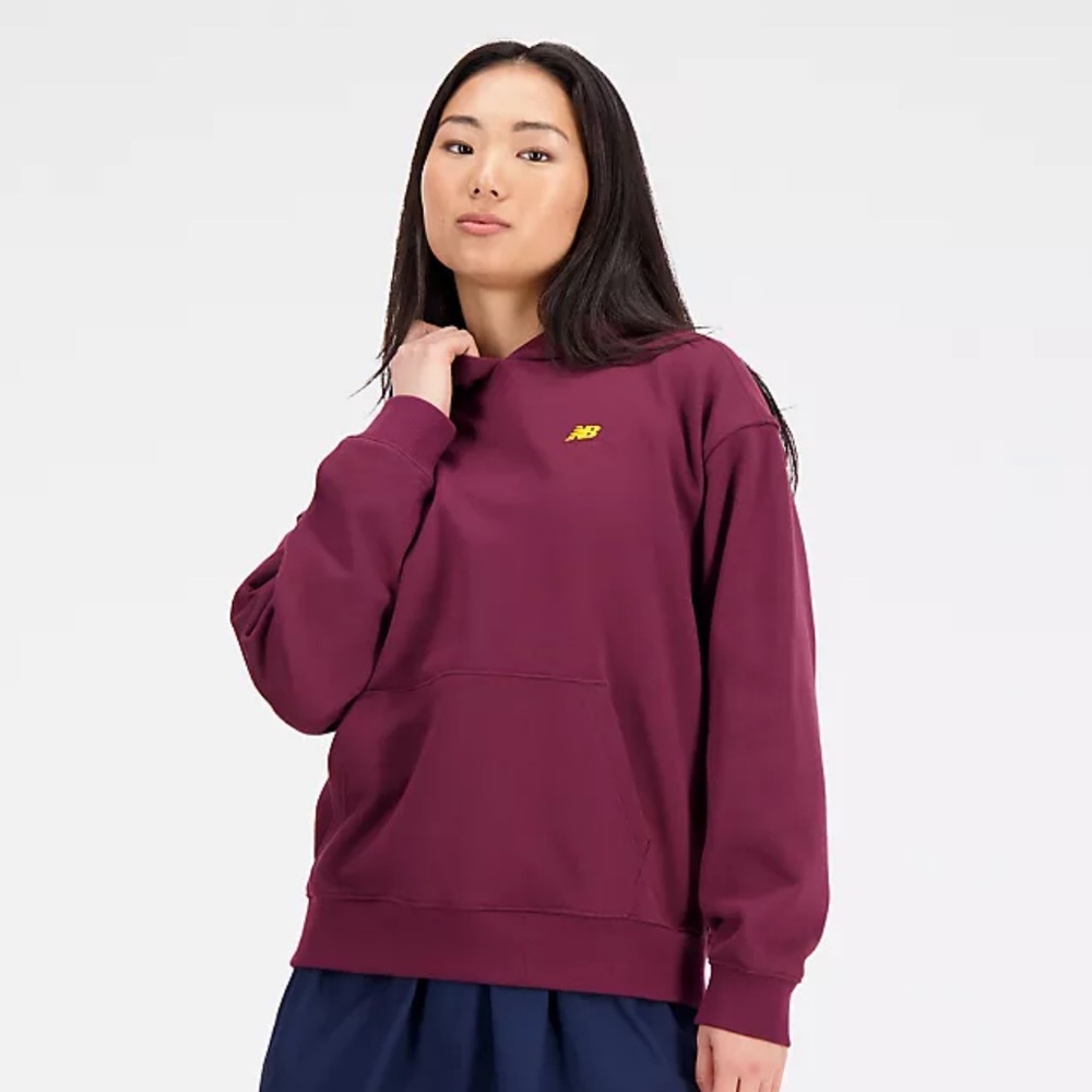 New Balance Burgundy Sport Essentials Premium Hoodie